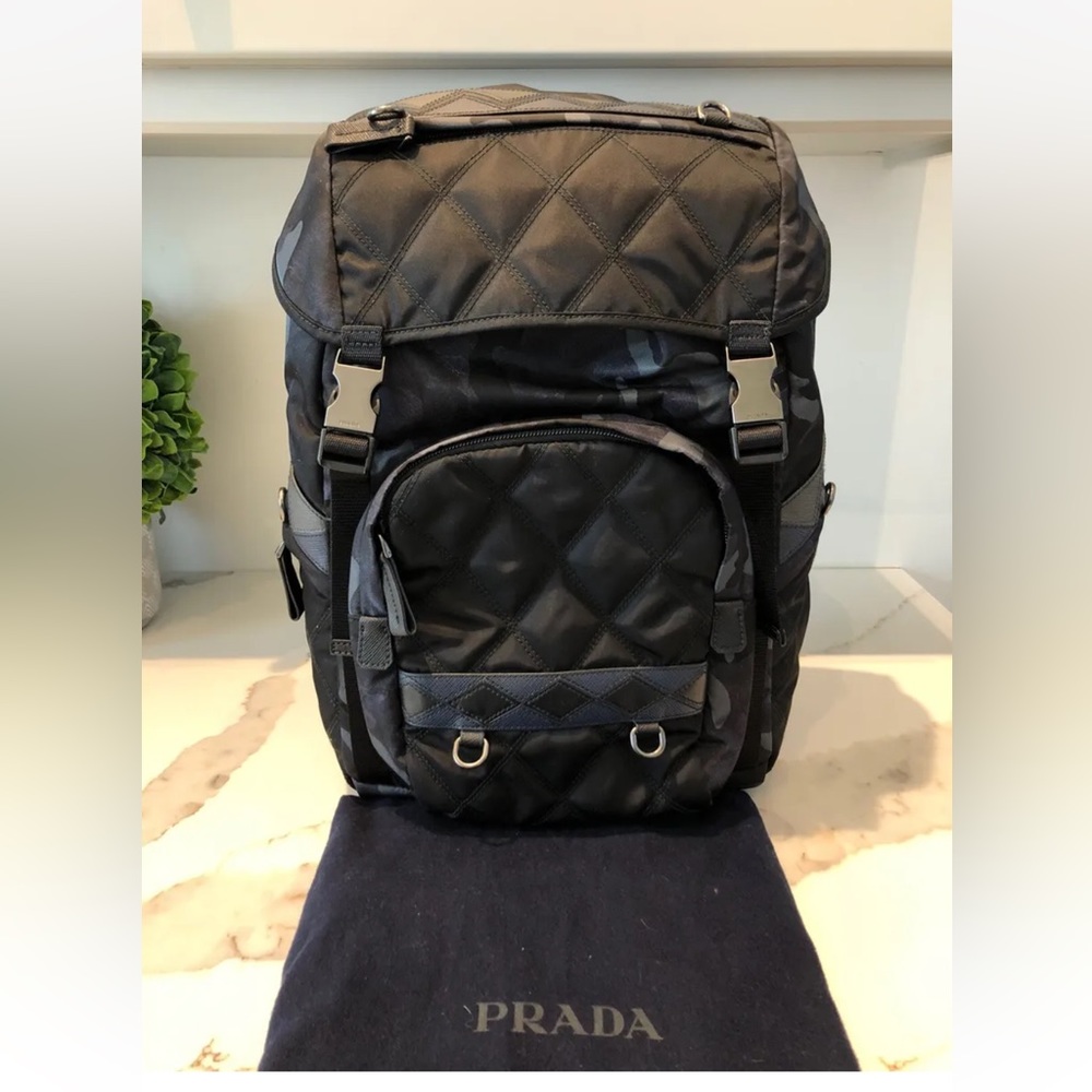 Prada Camouflage Backpack